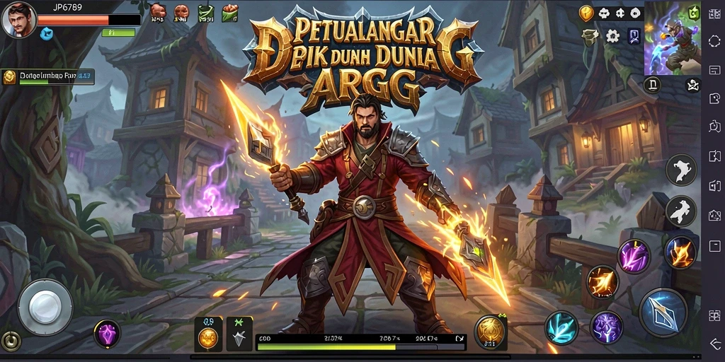 Tangkapan layar gameplay menampilkan aksi epik dalam JP6789.