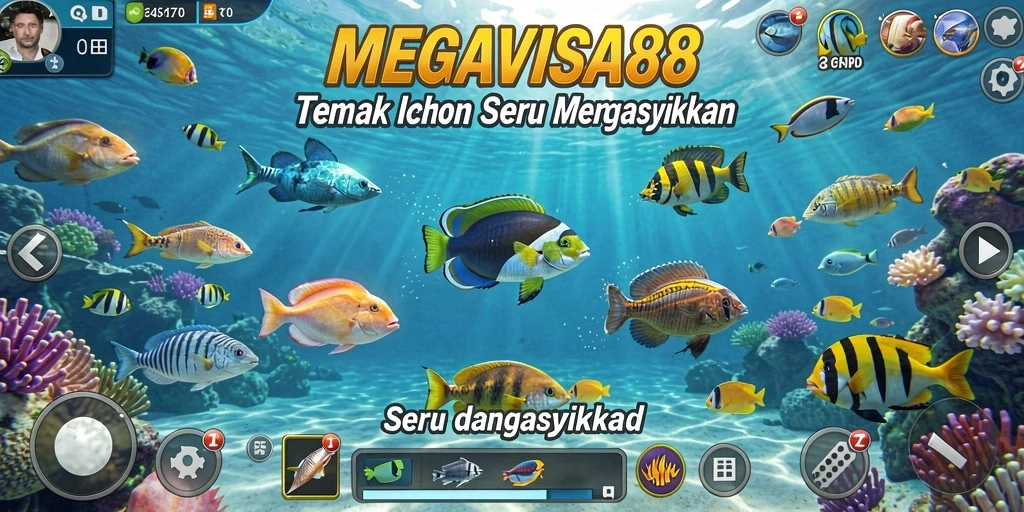 Gameplay seru menembak ikan di MEGAVISA88.