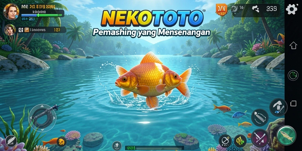 Tangkapan ikan besar di NEKOTOTO dengan tampilan grafis yang menawan.