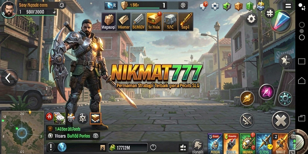 Tampilan gameplay menarik dari NIKMAT777 yang penuh strategi.