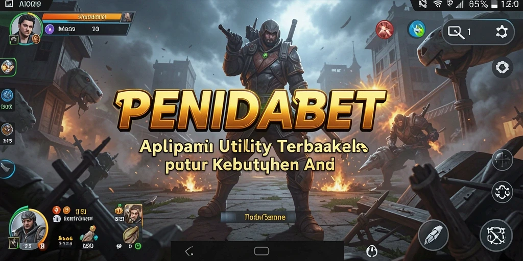 Screenshot utama PENIDABET menampilkan antarmuka aplikasi Utility yang intuitif.