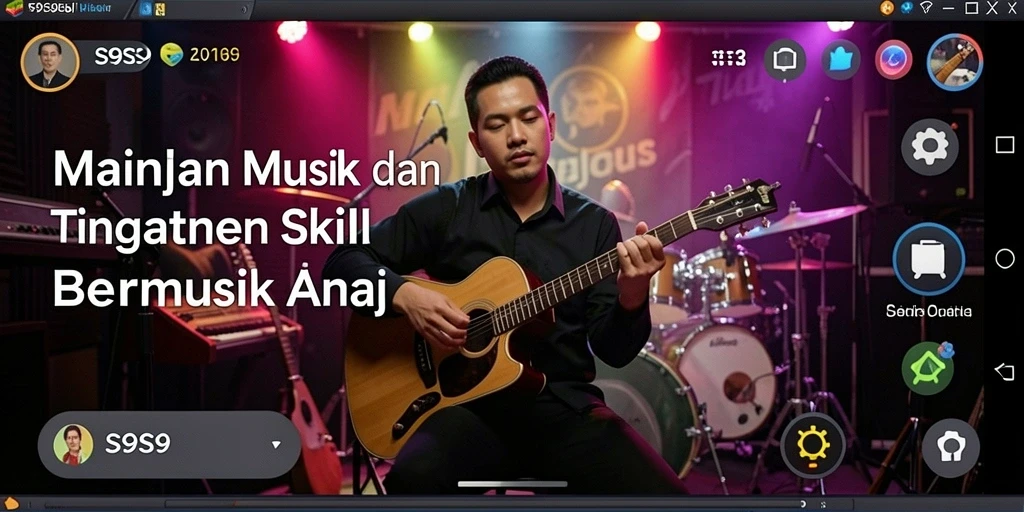 Gameplay menarik S9S9 yang menghadirkan musik interaktif.