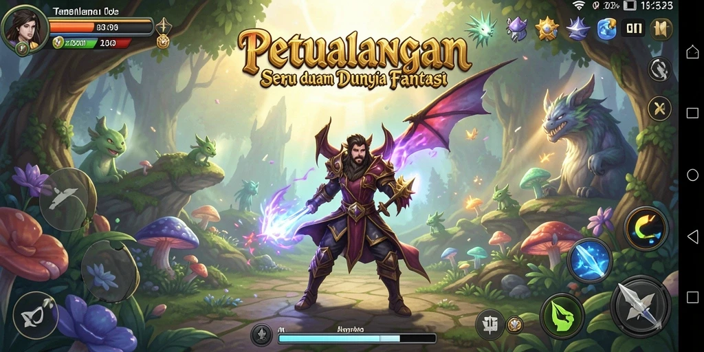Screenshot gameplay TEMPOTOTO menampilkan petualangan seru yang menantang.