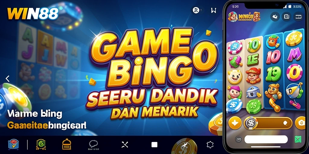 Tampilan gameplay Bingo yang seru dan interaktif di WIN88.