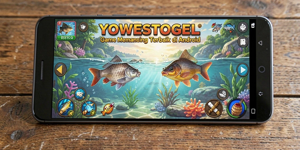 Tampilan gameplay YOWESTOGEL yang menakjubkan saat memancing.